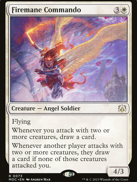 Firemane Commando (MOC-073) - March of the Machine Commander