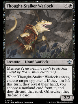 Thought-Stalker Warlock (BLB-118) - Bloomburrow
