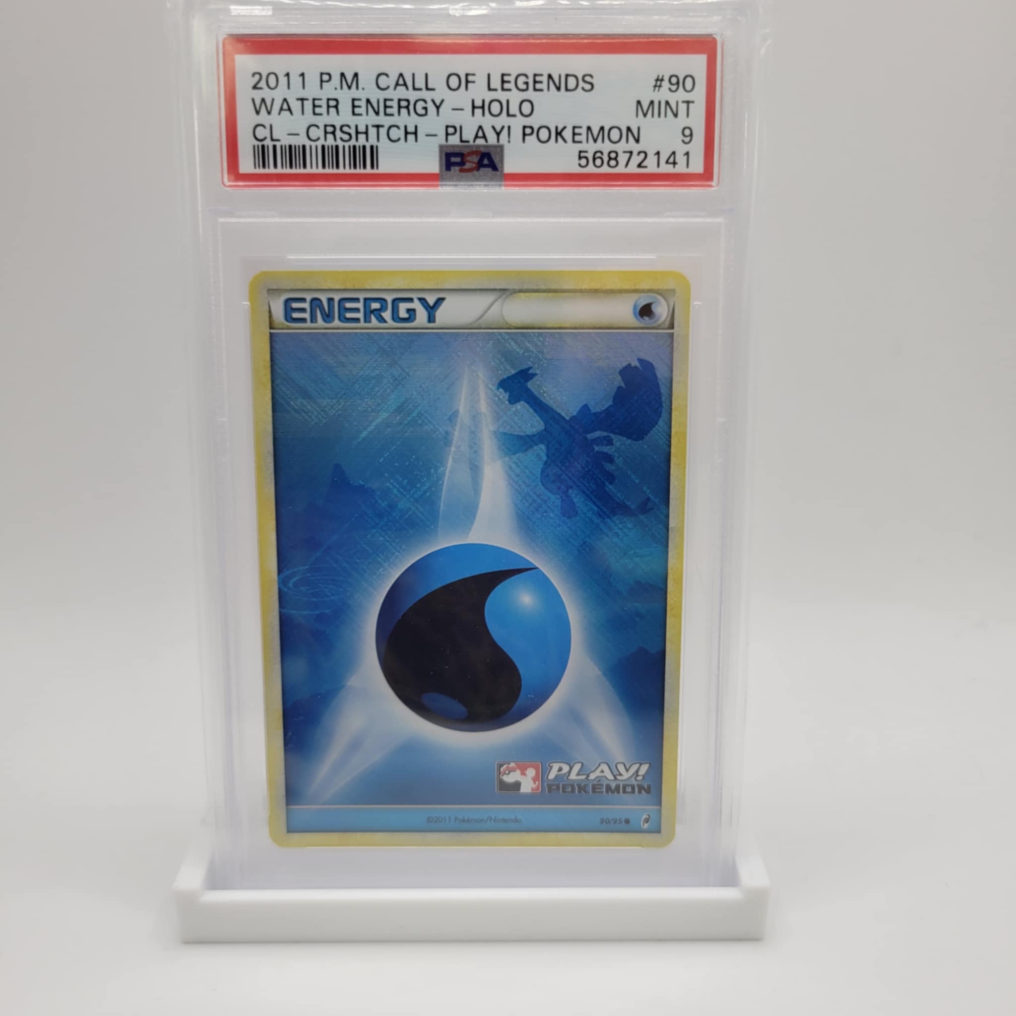 PSA 9 Water Energy Cross Hatch Holo
