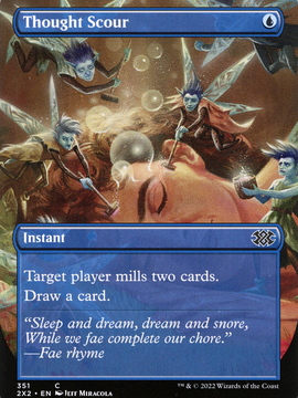Thought Scour (2X2-351) - Double Masters 2022 (Borderless)