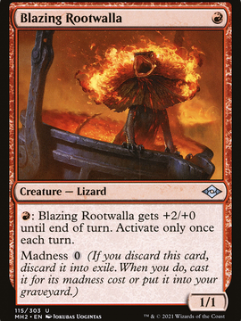 Blazing Rootwalla (MH2-115) - Modern Horizons 2
