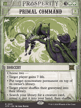 Primal Command (OTP-031) - Breaking News: (Showcase) (Borderless)