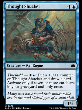 Thought Shucker (BLB-077) - Bloomburrow Foil