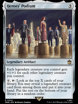 Heroes' Podium (WHO-242) - Doctor Who
