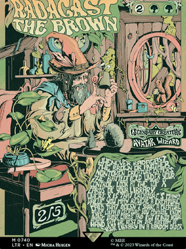 Radagast the Brown (LTR-740) - The Lord of the Rings: Tales of Middle-earth (Borderless) Foil