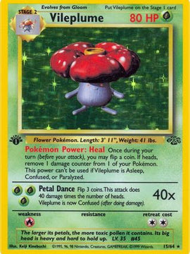 Vileplume (15/64) [Jungle 1st Edition]