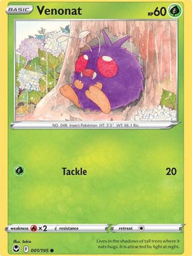 Venonat (001/195) [Sword & Shield: Silver Tempest]