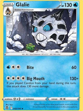 Glalie (042/195) [Sword & Shield: Silver Tempest]