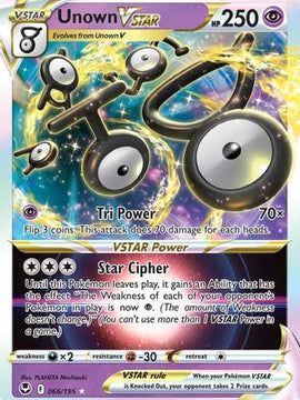 Unown VSTAR (066/195) [Sword & Shield: Silver Tempest]