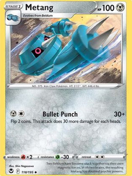 Metang (118/195) [Sword & Shield: Silver Tempest]