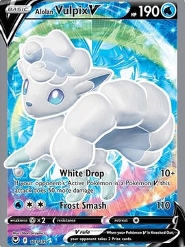 Alolan Vulpix V (173/195) [Sword & Shield: Silver Tempest]
