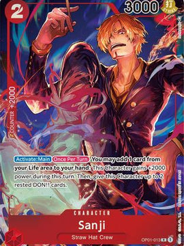 Sanji (Parallel) (OP01-013) - Romance Dawn Foil