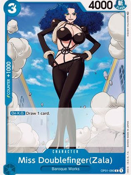 Miss Doublefinger(Zala) (OP01-080) - Romance Dawn