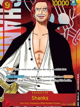 Shanks (Parallel) (OP01-120) - Romance Dawn Foil