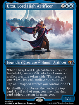 Urza, Lord High Artificer (CMM-502) - Commander Masters Etched Foil