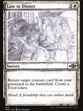 Late to Dinner (MH2-329) - Modern Horizons 2: (Showcase)