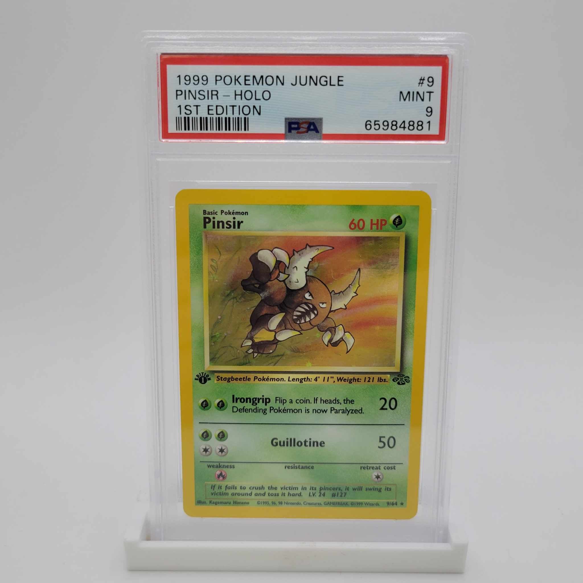 PSA 9 Pinsir 1st Edition Holo