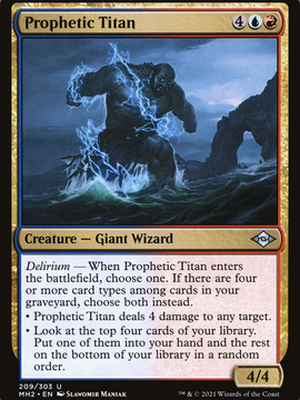 Prophetic Titan (MH2-209) - Modern Horizons 2
