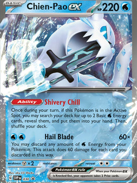 Chien-Pao ex - 030 (30) [SV: Scarlet & Violet Promo Cards] Holofoil