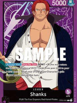 Shanks (ST05-001) - Starter Deck 5: Film Edition Foil