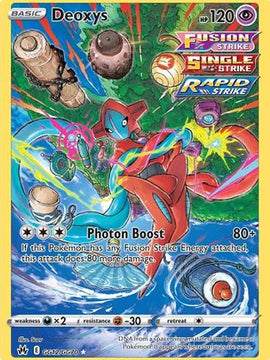 Deoxys GG12/70 - SWSH Crown Zenith Galarian Gallery Holofoil