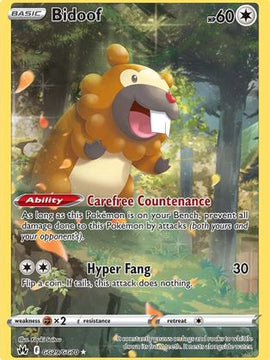 Bidoof (GG29/GG70) [Sword & Shield: Crown Zenith]