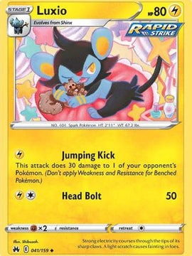 Luxio (041/159) (41) [Sword & Shield: Crown Zenith]