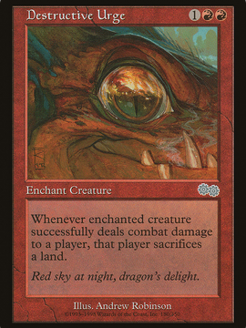 Destructive Urge (USG-180) - Urza's Saga