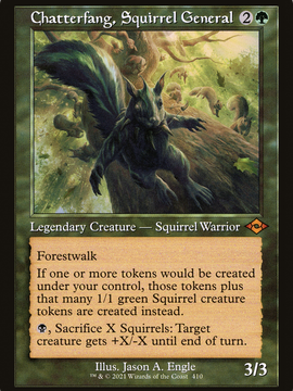 Chatterfang, Squirrel General (MH2-410) - Modern Horizons 2 Foil