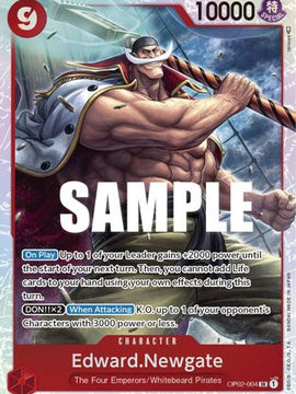 Edward.Newgate (004) (OP02-004) - Paramount War Foil