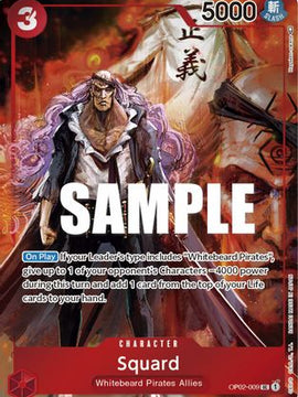 Squard (Box Topper) (OP02-009) - Paramount War Foil