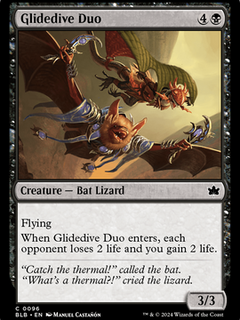 Glidedive Duo (BLB-096) - Bloomburrow Foil