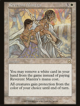 Reverent Mantra (MMQ-044) - Mercadian Masques