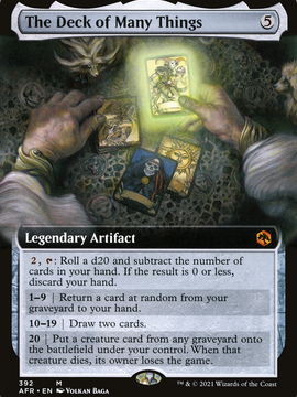 The Deck of Many Things (AFR-392) - Adventures in the Forgotten Realms: (Extended Art)