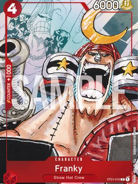 Franky - ST01-010 (Alternate Art) (ST01-010) - One Piece Promotion Cards Foil