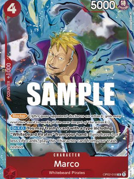 Marco (Alternate Art) (OP02-018) - Paramount War Foil