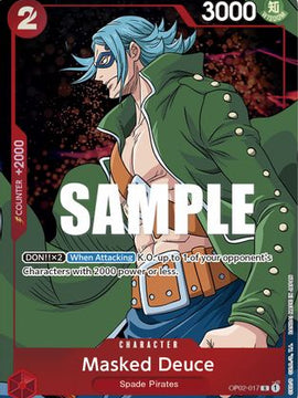 Masked Deuce (Alternate Art) (OP02-017) - Paramount War Foil