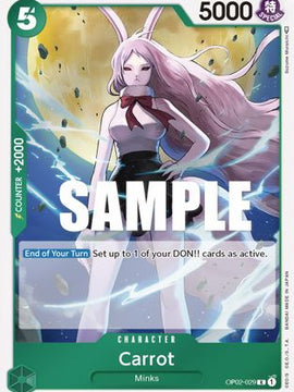 Carrot (OP02-029) - Paramount War Foil