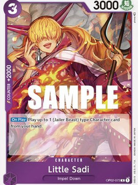 Little Sadi (OP02-073) - Paramount War Foil