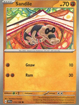 Sandile (115/198) [Scarlet & Violet: Base Set]