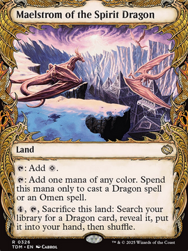 Maelstrom of the Spirit Dragon (TDM-326) - Tarkir: Dragonstorm: (Showcase)