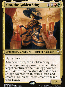 Xira, the Golden Sting (DMC-048) - Dominaria United Commander Foil