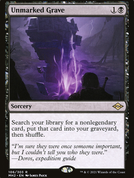 Unmarked Grave (MH2-106) - Modern Horizons 2