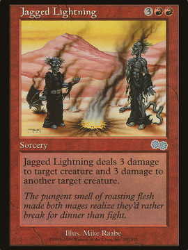 Jagged Lightning (USG-200) - Urza's Saga