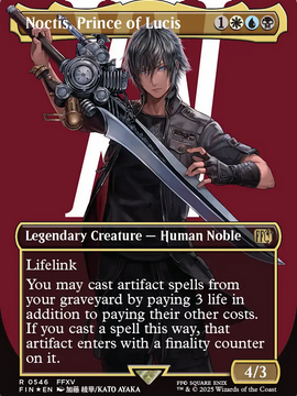 Noctis, Prince of Lucis (FIN-546) - FINAL FANTASY (Borderless) Foil