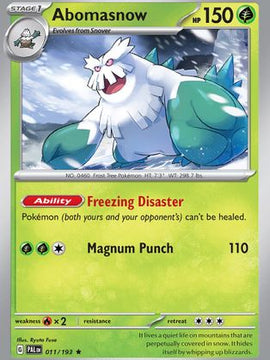 Abomasnow (011/193) [Scarlet & Violet: Paldea Evolved]