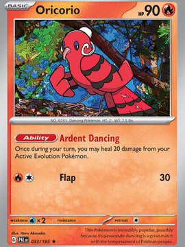 Oricorio (033/193) [Scarlet & Violet: Paldea Evolved]