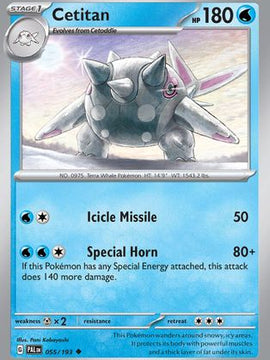 Cetitan (055/193) [Scarlet & Violet: Paldea Evolved]