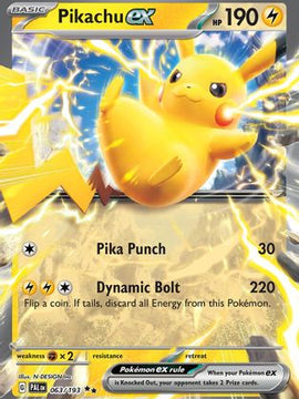 Pikachu ex (063/193) [Scarlet & Violet: Paldea Evolved]