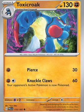 Toxicroak (115/193) [Scarlet & Violet: Paldea Evolved]